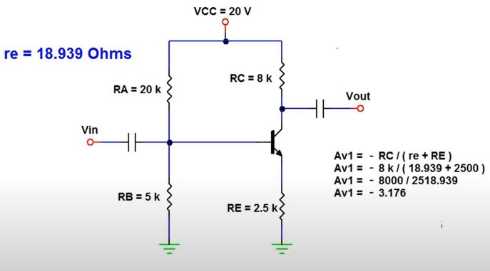 Voltage gain without bypass capacitor