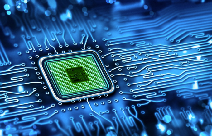 microchip integrated on motherboard