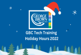 GBC logo with santa hat